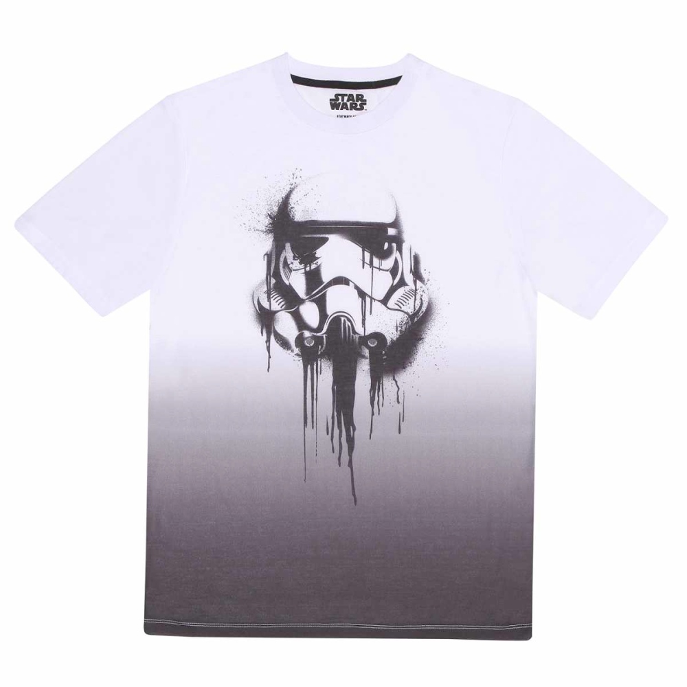 Disney Star Wars - Stormtrooper Ink T-shirt Homme - Blanc